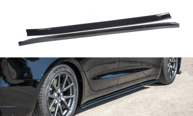 Hovedbilde Sideskjørt Tesla Model 3 - Maxton design