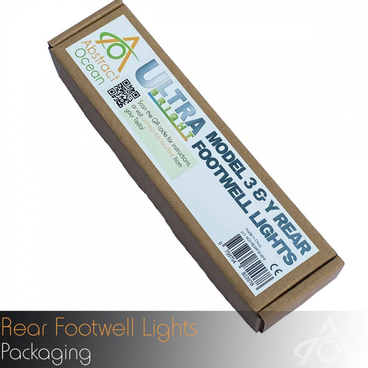 LED light rear footwell Tesla Model 3 & Y