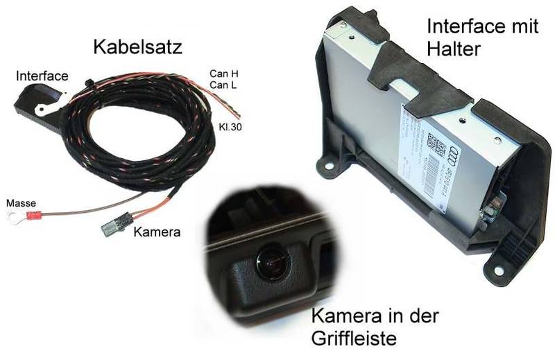 Originalt ryggekamera APS til Audi Q5 8R