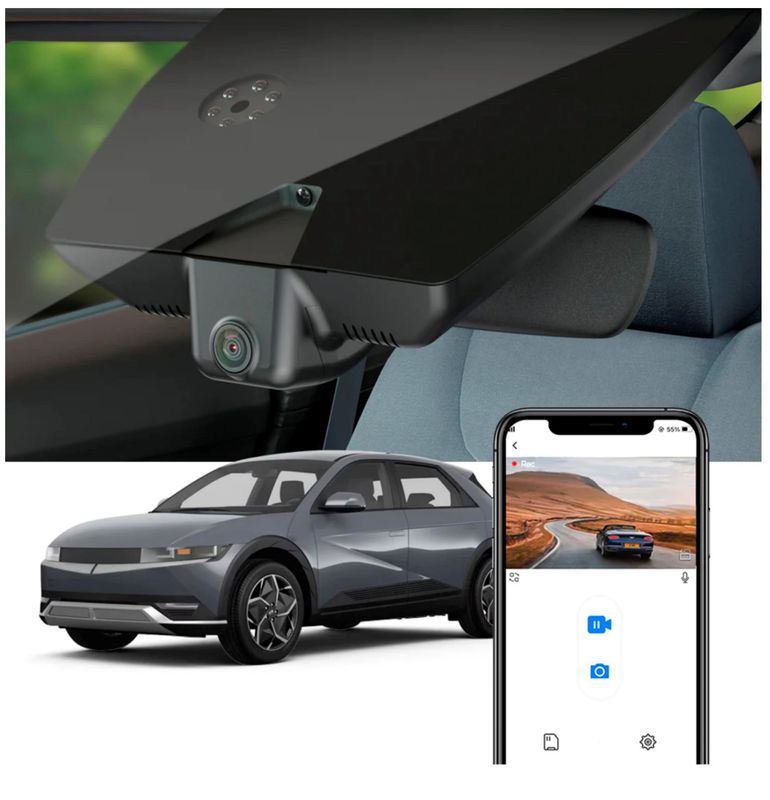 Hyundai Ioniq 5 FITCAMX Plug & Play 4K Dashcam
