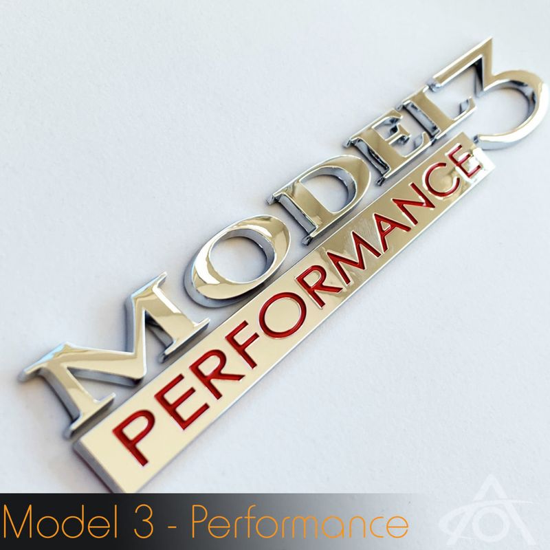 Emblem for tailgate - Tesla Model 3