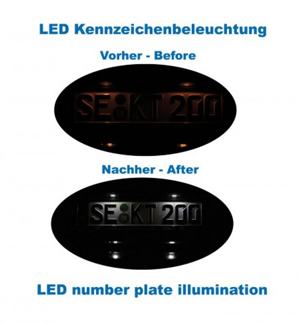 Main Image LED-skiltlys Audi A4, A5, Q5 - komplett kit