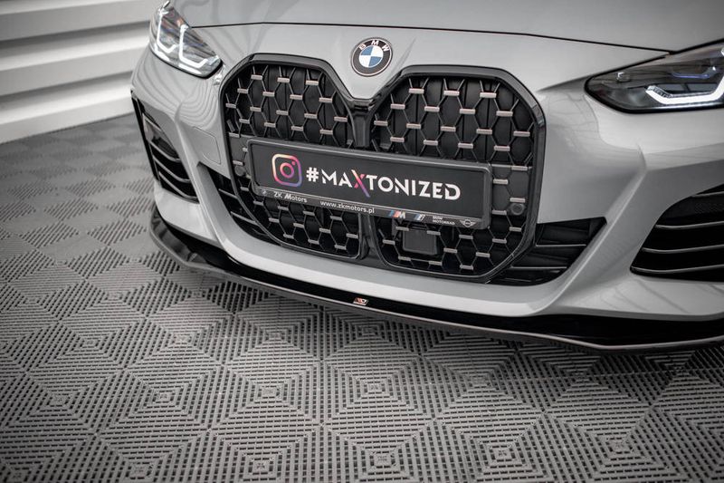 Fremre splitter/spoiler V.1 - BMW I4 - Maxton Design