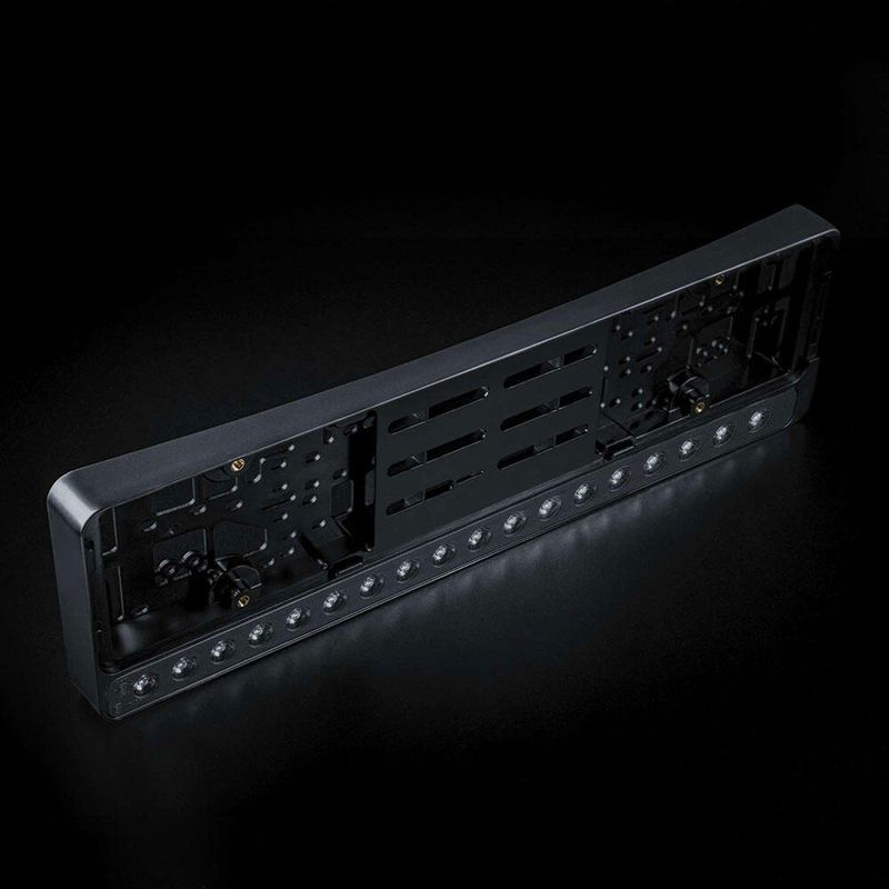 Nuuk E-line Black ledbar integrert i skiltholder