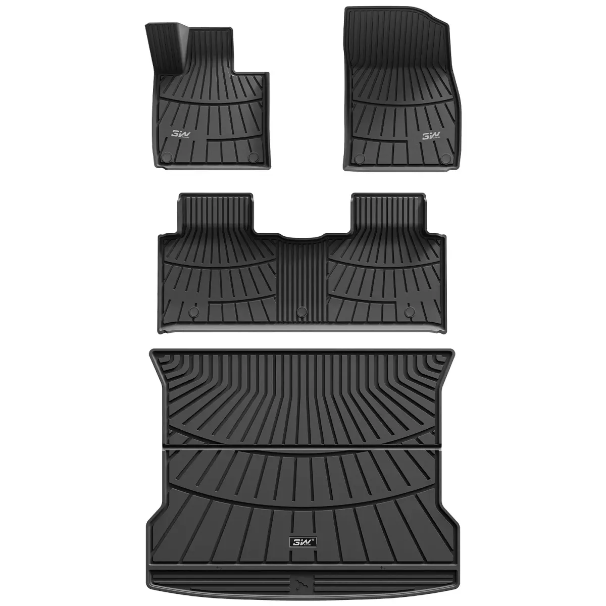 3W All Weather Car Mats for Xpeng G6