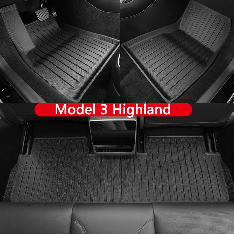 TPE allværsmatter kupé Tesla Model 3 Highland