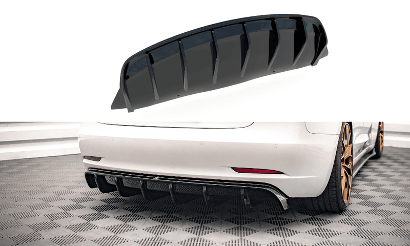 Rear diffuser V.2 - Tesla Model 3 - Maxton Design